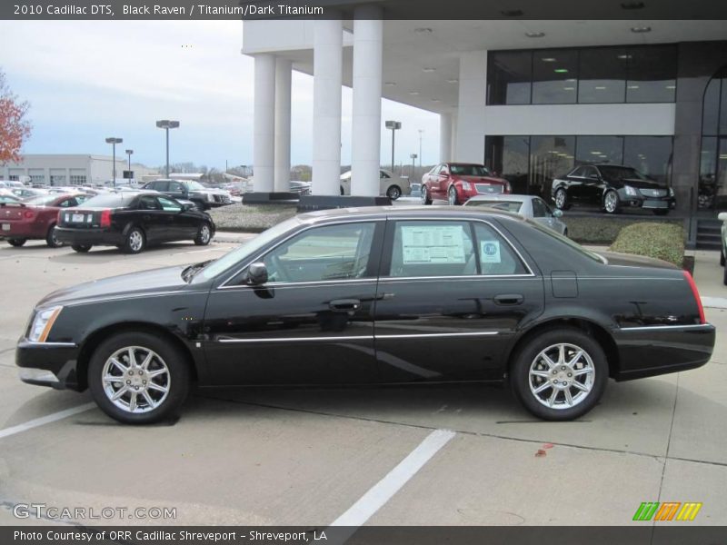 Black Raven / Titanium/Dark Titanium 2010 Cadillac DTS