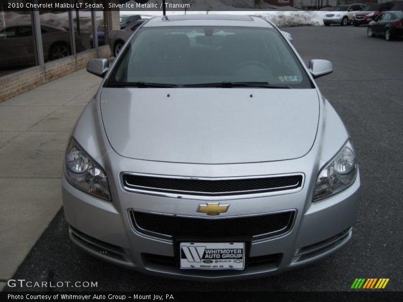 Silver Ice Metallic / Titanium 2010 Chevrolet Malibu LT Sedan