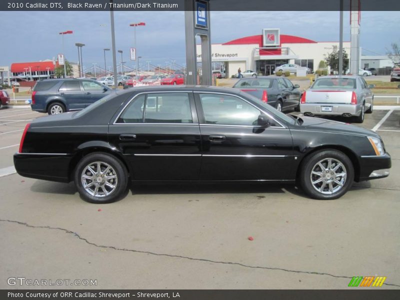 Black Raven / Titanium/Dark Titanium 2010 Cadillac DTS