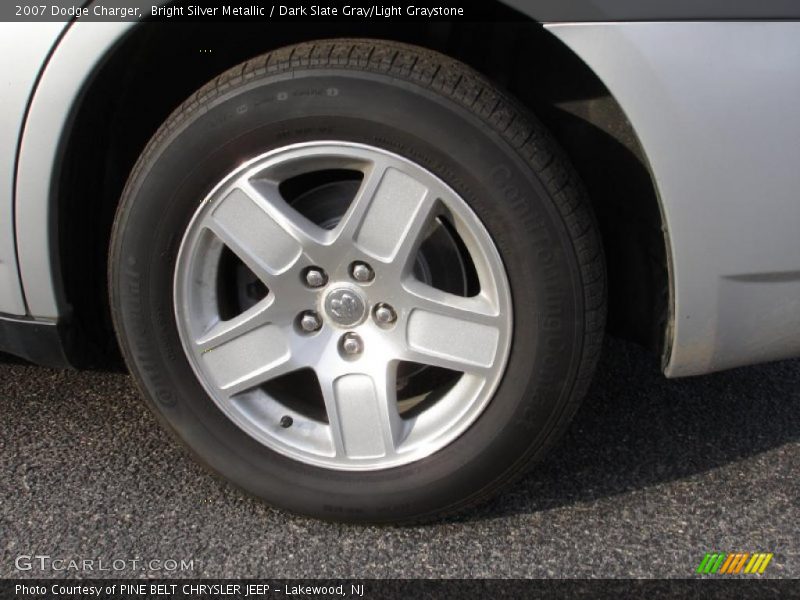 Bright Silver Metallic / Dark Slate Gray/Light Graystone 2007 Dodge Charger