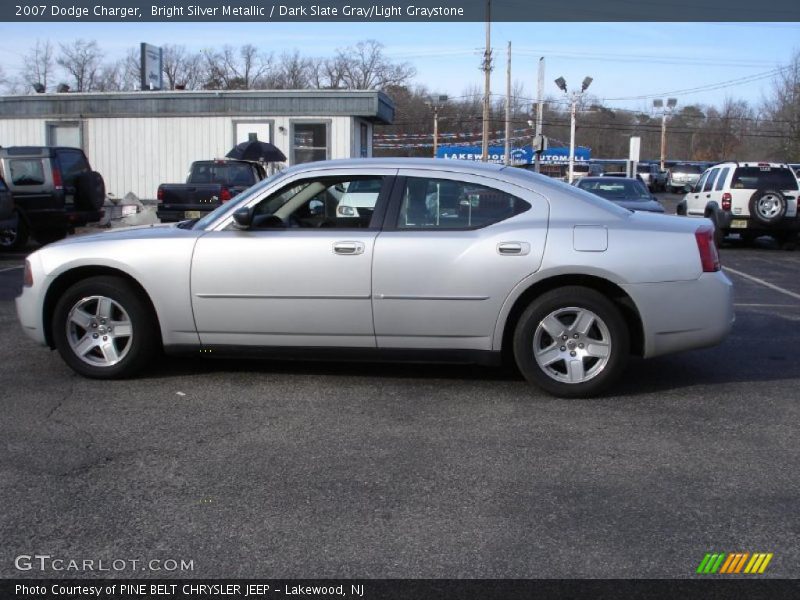 Bright Silver Metallic / Dark Slate Gray/Light Graystone 2007 Dodge Charger