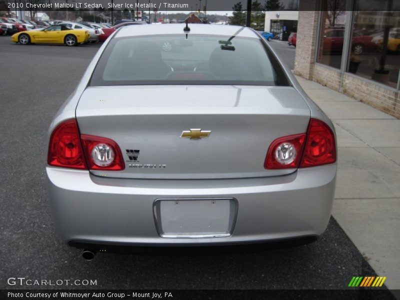 Silver Ice Metallic / Titanium 2010 Chevrolet Malibu LT Sedan