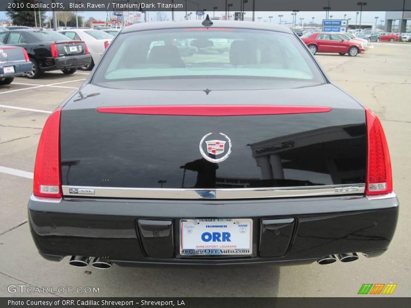 Black Raven / Titanium/Dark Titanium 2010 Cadillac DTS