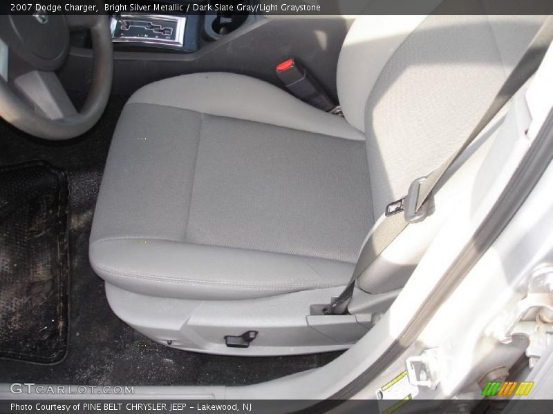 Bright Silver Metallic / Dark Slate Gray/Light Graystone 2007 Dodge Charger