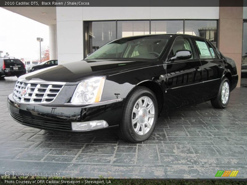 Black Raven / Shale/Cocoa 2010 Cadillac DTS