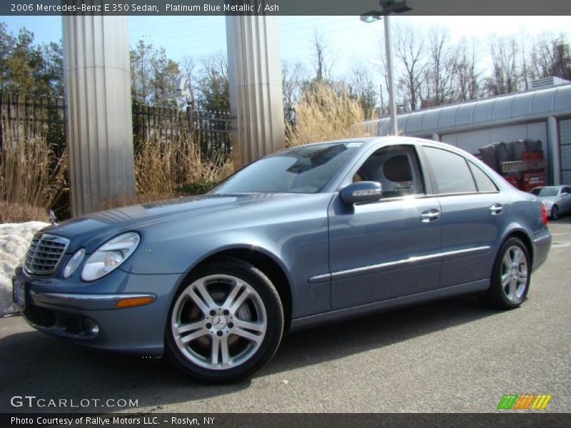 Platinum Blue Metallic / Ash 2006 Mercedes-Benz E 350 Sedan