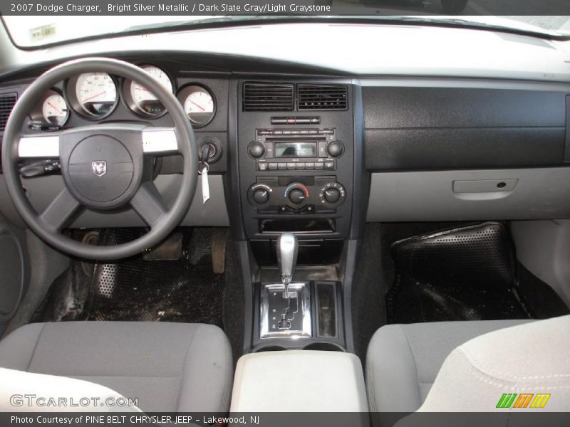 Bright Silver Metallic / Dark Slate Gray/Light Graystone 2007 Dodge Charger