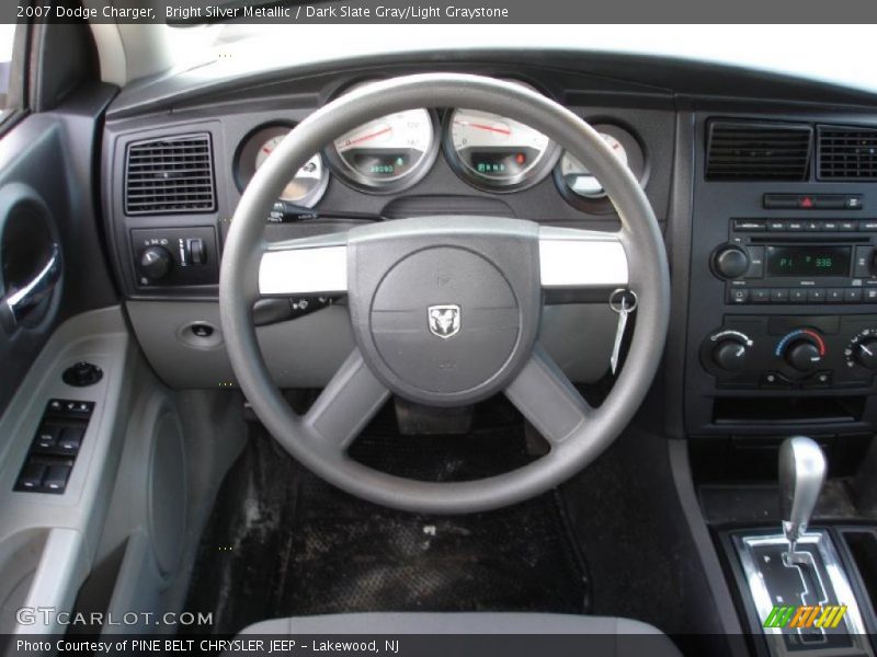 Bright Silver Metallic / Dark Slate Gray/Light Graystone 2007 Dodge Charger