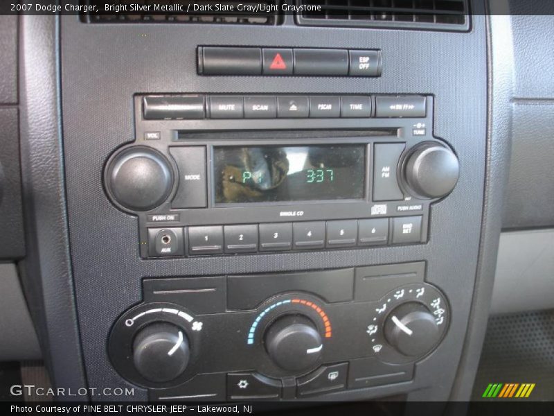 Bright Silver Metallic / Dark Slate Gray/Light Graystone 2007 Dodge Charger