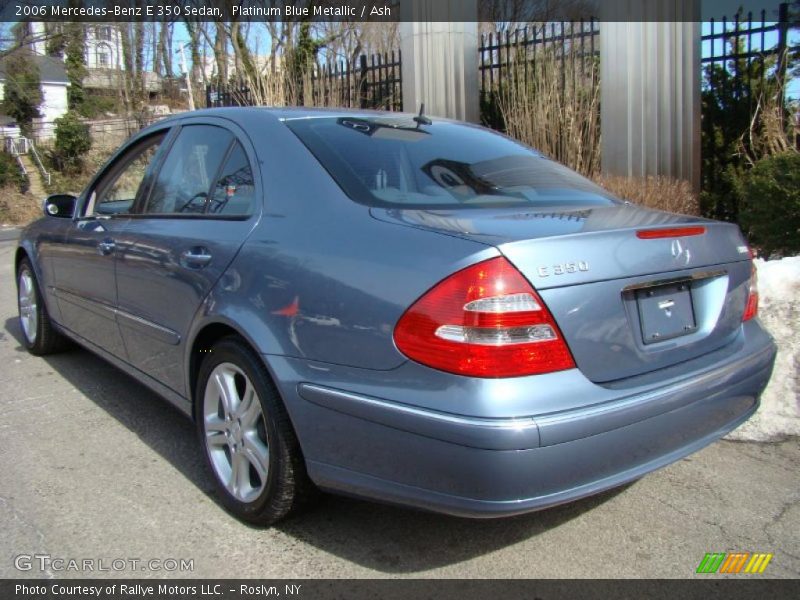 Platinum Blue Metallic / Ash 2006 Mercedes-Benz E 350 Sedan