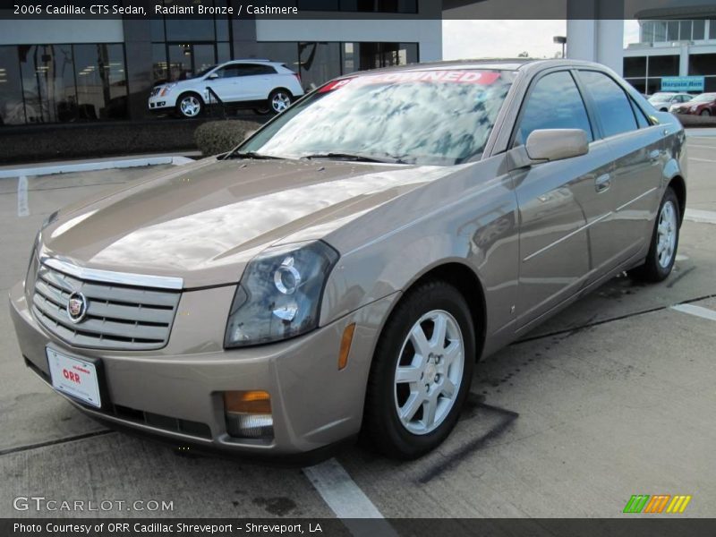 Radiant Bronze / Cashmere 2006 Cadillac CTS Sedan
