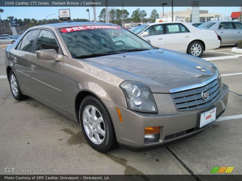 Radiant Bronze / Cashmere 2006 Cadillac CTS Sedan