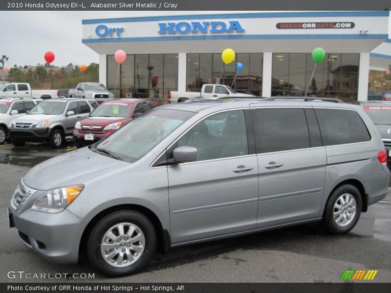 Alabaster Silver Metallic / Gray 2010 Honda Odyssey EX-L