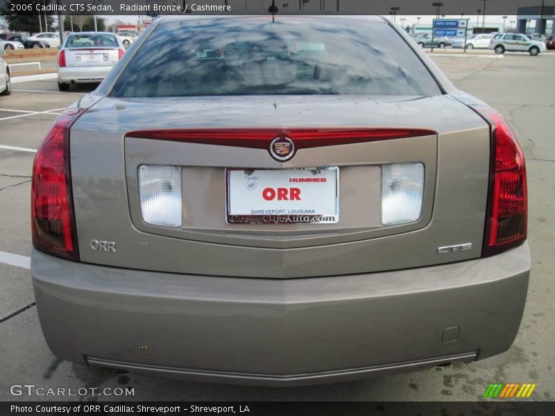 Radiant Bronze / Cashmere 2006 Cadillac CTS Sedan