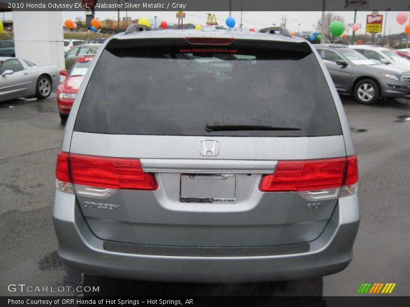 Alabaster Silver Metallic / Gray 2010 Honda Odyssey EX-L