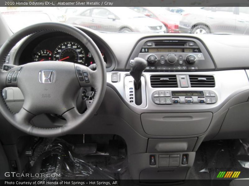 Alabaster Silver Metallic / Gray 2010 Honda Odyssey EX-L