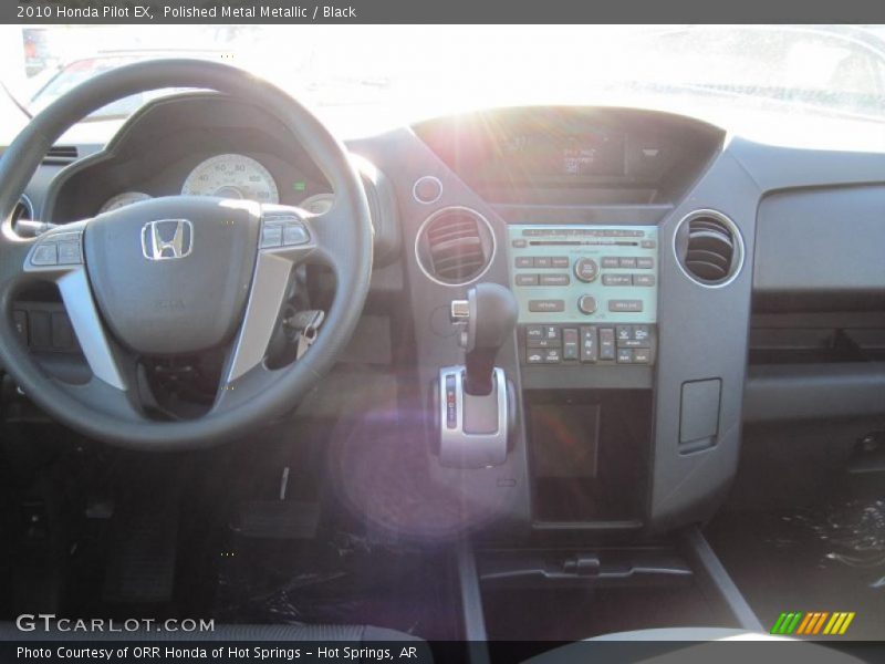 Polished Metal Metallic / Black 2010 Honda Pilot EX