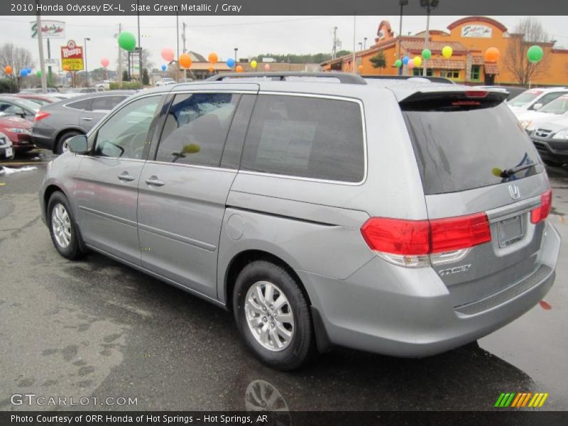 Slate Green Metallic / Gray 2010 Honda Odyssey EX-L