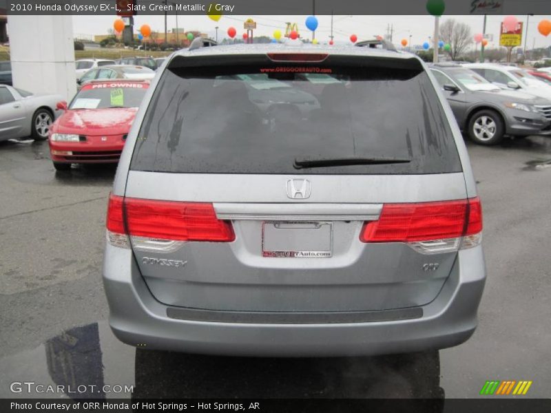 Slate Green Metallic / Gray 2010 Honda Odyssey EX-L