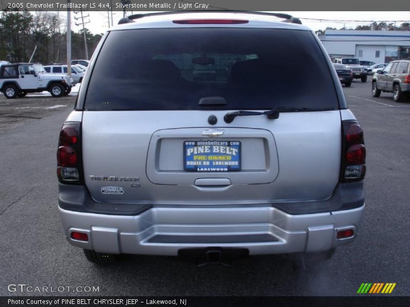 Silverstone Metallic / Light Gray 2005 Chevrolet TrailBlazer LS 4x4