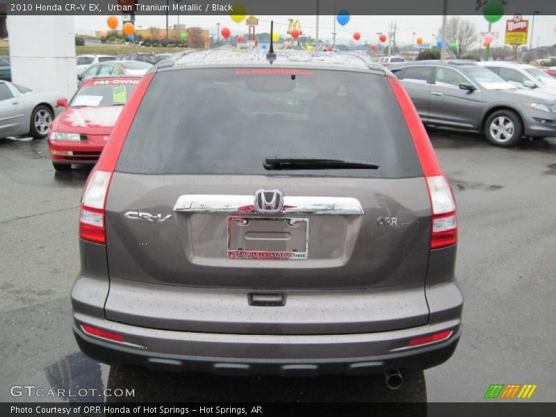 Urban Titanium Metallic / Black 2010 Honda CR-V EX