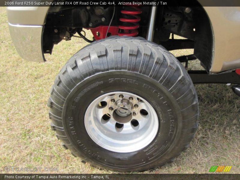 Arizona Beige Metallic / Tan 2006 Ford F250 Super Duty Lariat FX4 Off Road Crew Cab 4x4