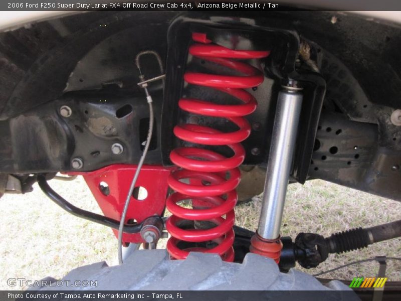 Arizona Beige Metallic / Tan 2006 Ford F250 Super Duty Lariat FX4 Off Road Crew Cab 4x4