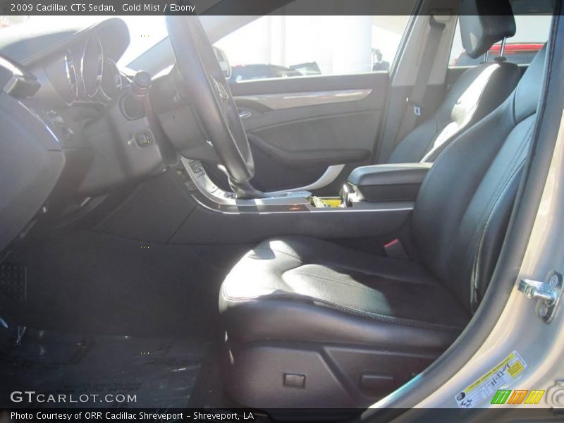 Gold Mist / Ebony 2009 Cadillac CTS Sedan