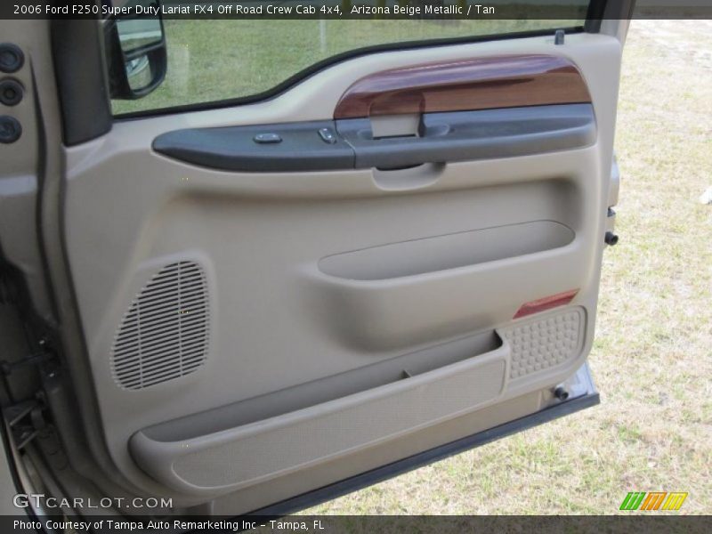 Arizona Beige Metallic / Tan 2006 Ford F250 Super Duty Lariat FX4 Off Road Crew Cab 4x4