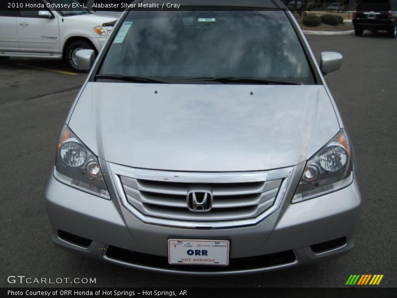 Alabaster Silver Metallic / Gray 2010 Honda Odyssey EX-L