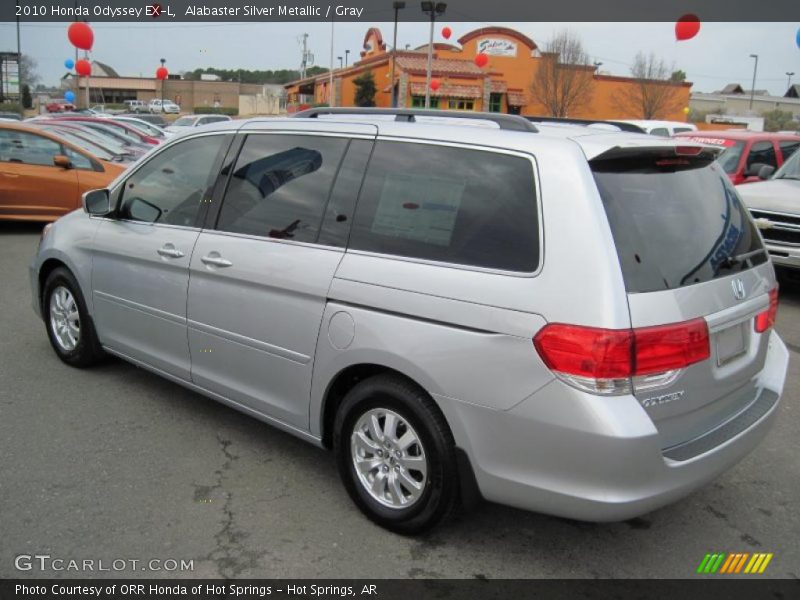 Alabaster Silver Metallic / Gray 2010 Honda Odyssey EX-L