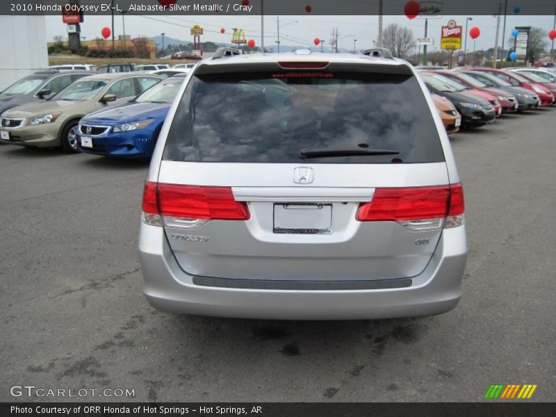 Alabaster Silver Metallic / Gray 2010 Honda Odyssey EX-L