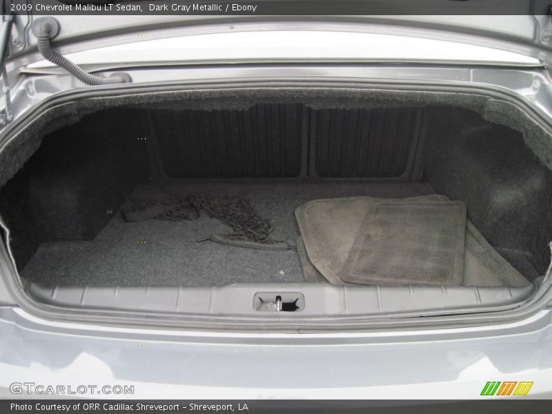 Dark Gray Metallic / Ebony 2009 Chevrolet Malibu LT Sedan