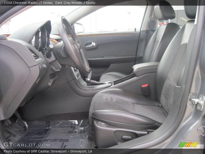 Dark Gray Metallic / Ebony 2009 Chevrolet Malibu LT Sedan