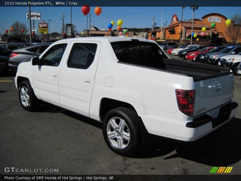 White / Gray 2010 Honda Ridgeline RTL