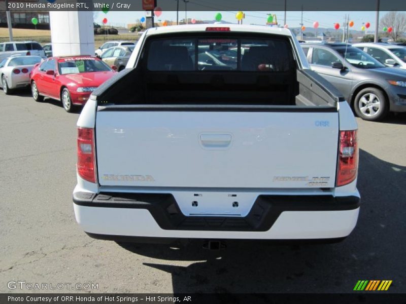 White / Gray 2010 Honda Ridgeline RTL