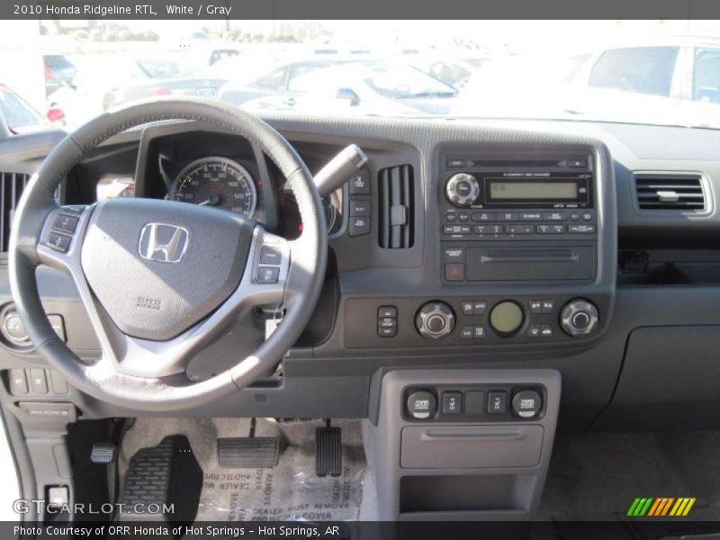 White / Gray 2010 Honda Ridgeline RTL