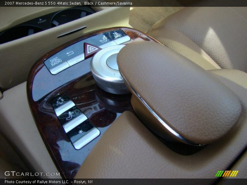 Black / Cashmere/Savanna 2007 Mercedes-Benz S 550 4Matic Sedan