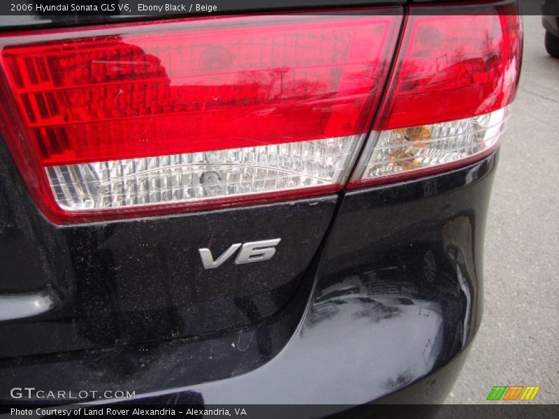 Ebony Black / Beige 2006 Hyundai Sonata GLS V6