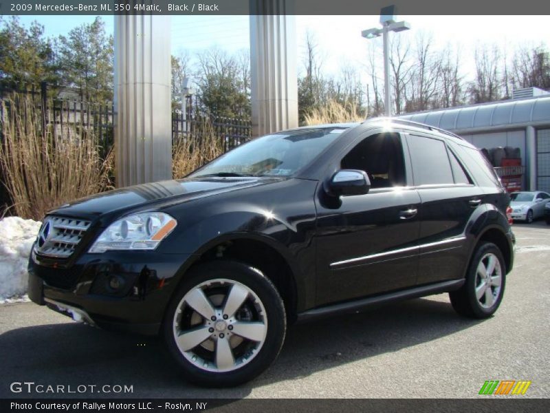 Black / Black 2009 Mercedes-Benz ML 350 4Matic