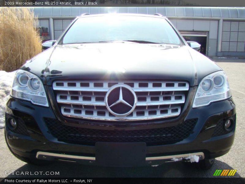 Black / Black 2009 Mercedes-Benz ML 350 4Matic