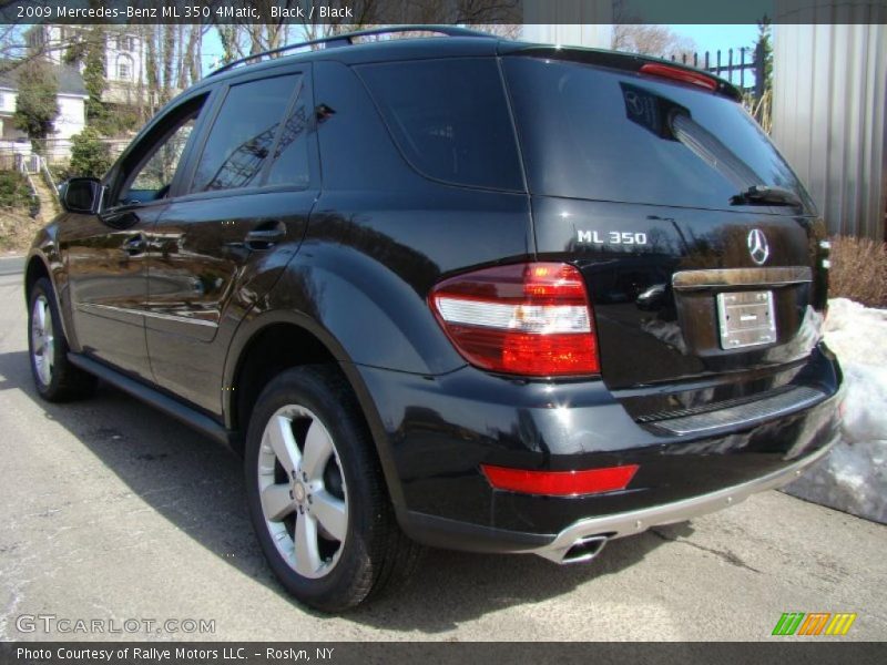 Black / Black 2009 Mercedes-Benz ML 350 4Matic