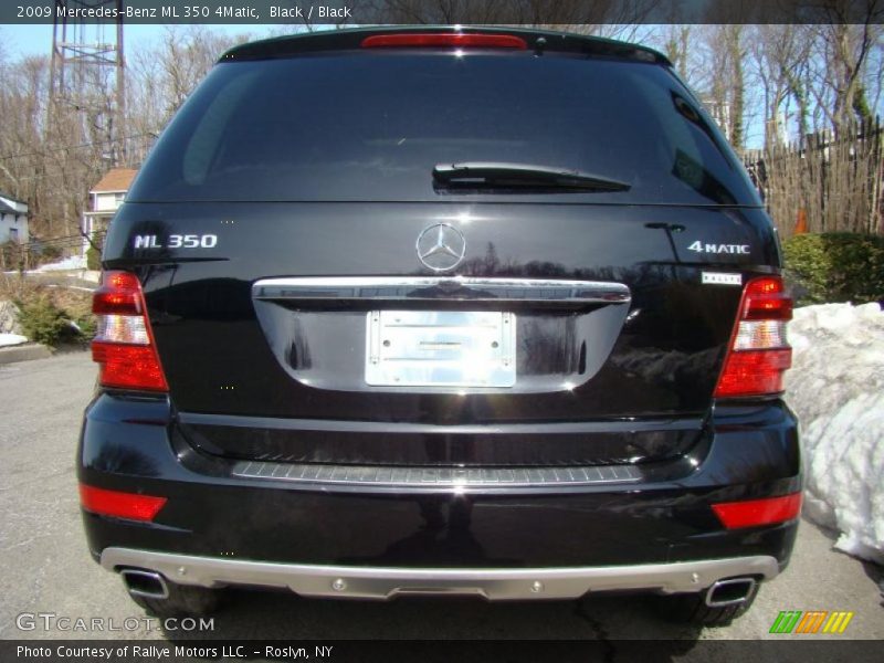 Black / Black 2009 Mercedes-Benz ML 350 4Matic