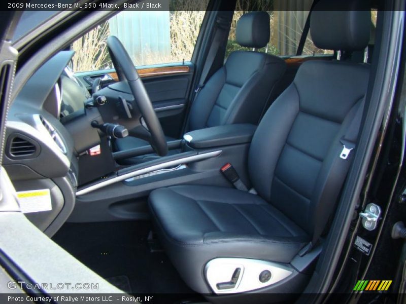 Black / Black 2009 Mercedes-Benz ML 350 4Matic