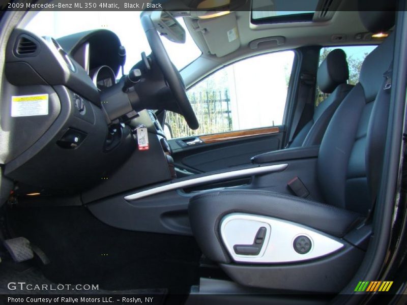 Black / Black 2009 Mercedes-Benz ML 350 4Matic