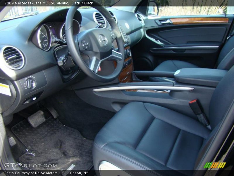 Black / Black 2009 Mercedes-Benz ML 350 4Matic