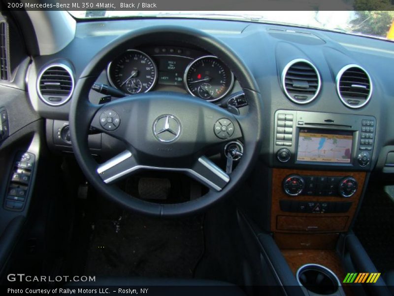 Black / Black 2009 Mercedes-Benz ML 350 4Matic