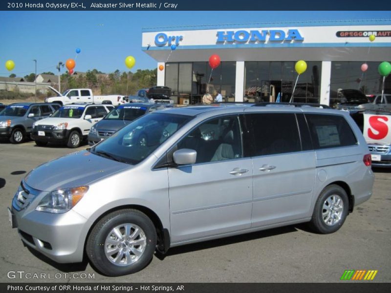 Alabaster Silver Metallic / Gray 2010 Honda Odyssey EX-L