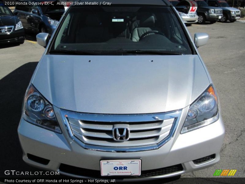 Alabaster Silver Metallic / Gray 2010 Honda Odyssey EX-L