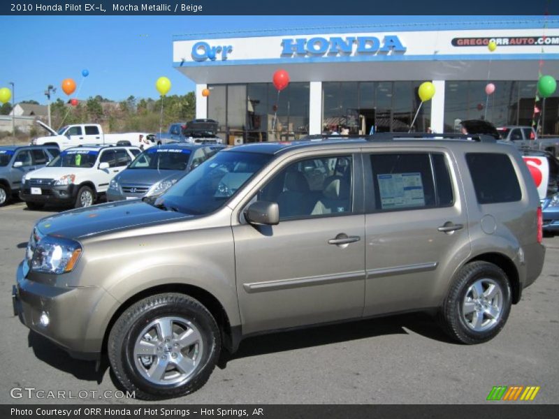Mocha Metallic / Beige 2010 Honda Pilot EX-L